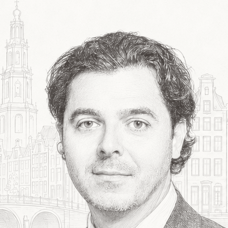 Pentekening van Kerem Canatan, strafrechtadvocaat te Amsterdam